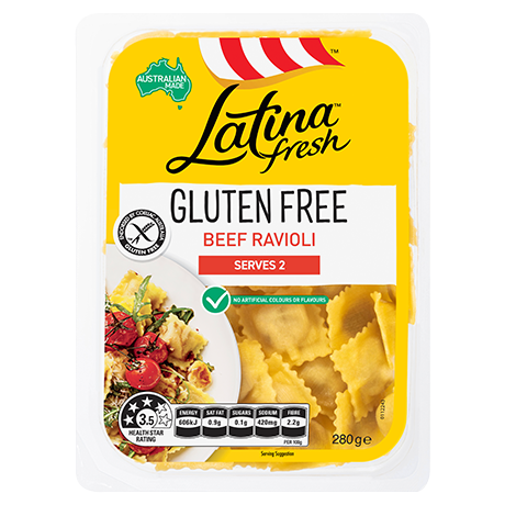 Gluten Free Beef Ravioli 280g