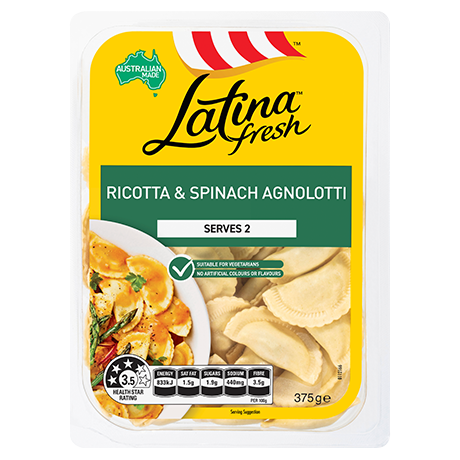 Ricotta & Spinach Agnolotti 375g