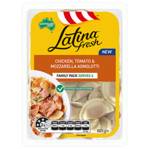 Latina Fresh Family Pack Chicken, Tomato & Mozzarella Agnolotti 625g