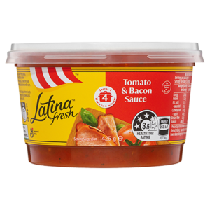 Latina Fresh Tomato & Bacon Sauce 425g